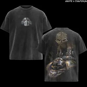 Warhammer 40K IRON WARRIORS Washed Graphic Tee Tshirt gifts men Crewneck Shortsleeve shirt Cotton Fabric Soft Top Menswear streetwear 0