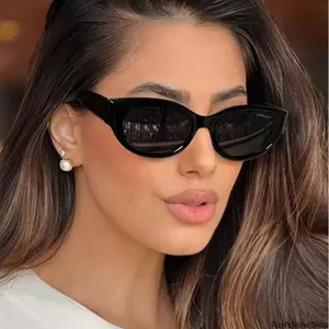 Women's Fashionable Vintage Cat Eye Sunglasses - UV400 Protection, Semi-Rimless Lightweight Frame, Blue Light Blocking Lens, Classic Retro Design, Comfortable Fit, Ideal for Casual Daily & Outdoor Use, Female Fashion Accessory, Women's Sunglasses
