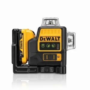 DEWALT DW089LG 360  rotating 12 line green laser level outdoor construction marking tool outdoorfun
