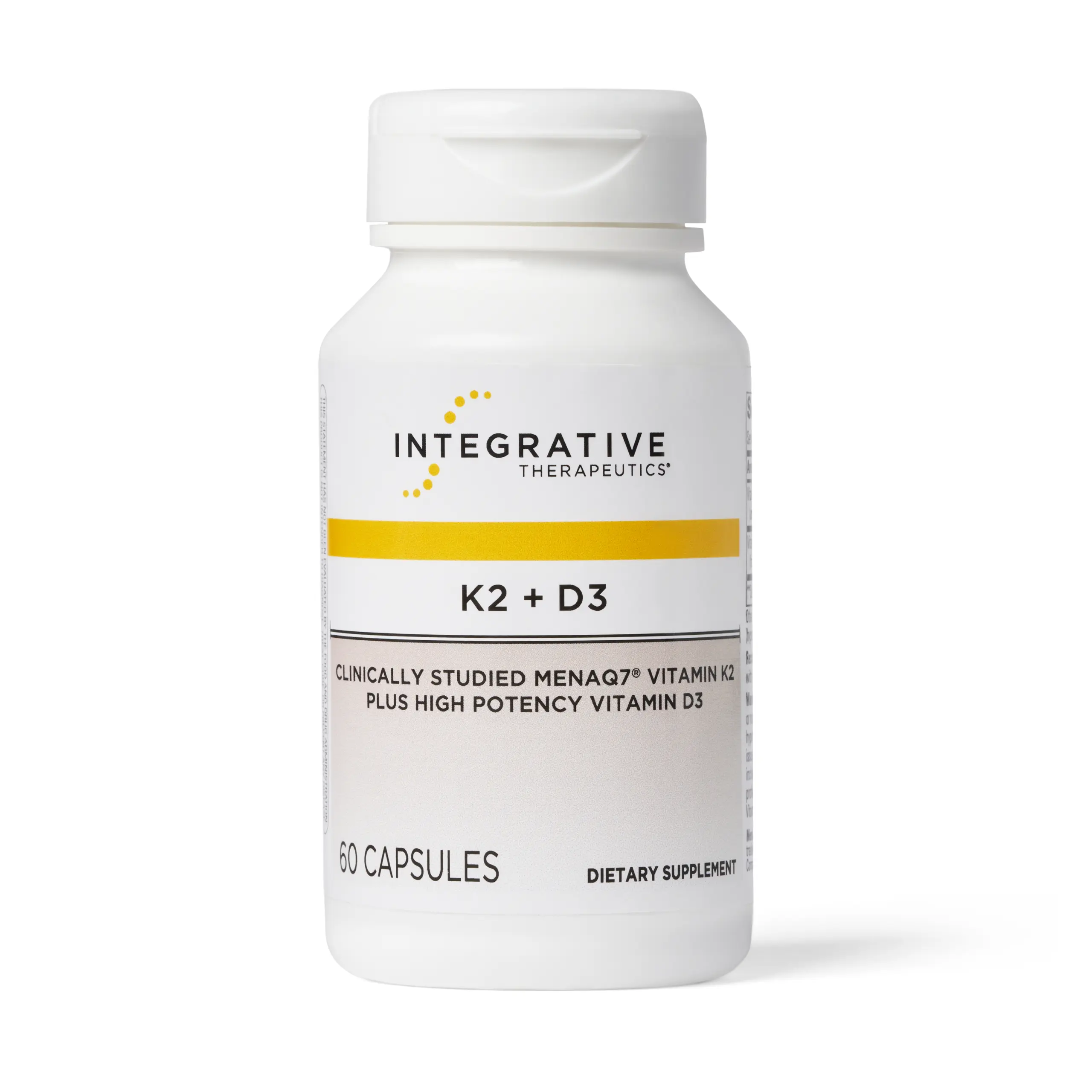 Integrative Therapeutics K2-D3 Dietary Supplement, 60 Capsules for Nutritional Support