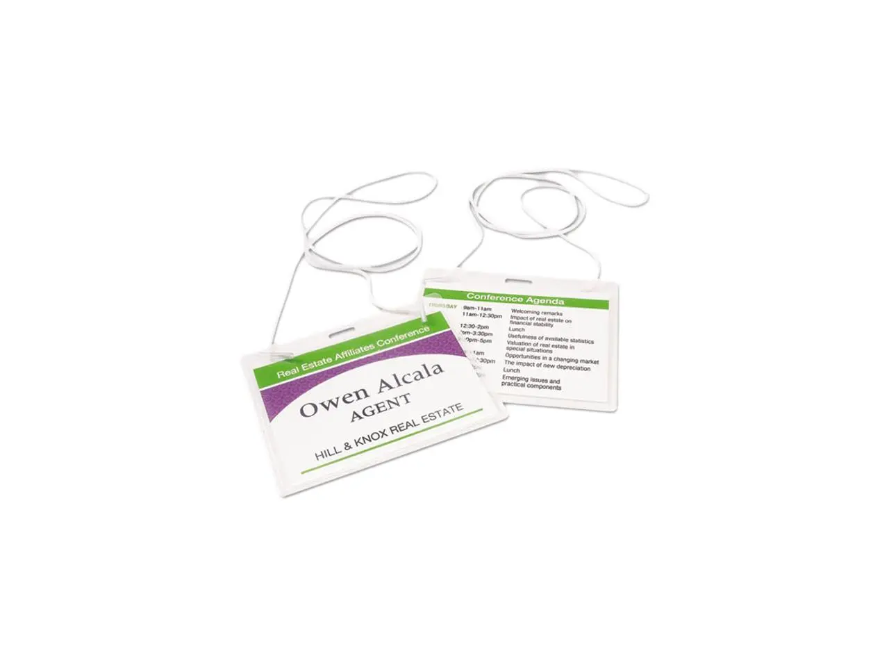 Avery Top-Loading Hanging-Style Name Badges, 3" x 4", 100 Badges (74459) Avery Top-Loading Hanging-Style Name Badges, 3" x 4", 100 Badges (74459)