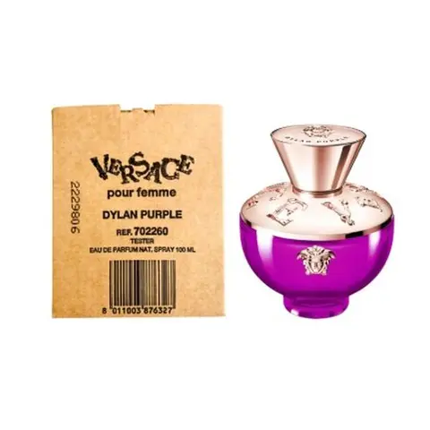 Versace Dylan Purple Tester Eau de Parfum for Women 100ml Eau Deparfum Floral Perfumes