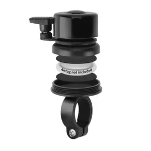 Bike Bell for Apple AirTag,Hidden AirTag Holder Bell Loudly Sound for Road Mountain Bicycle Handlebar,Bicycle Accessories for Adults Kids GPS Tracker Mount Anti-Theft