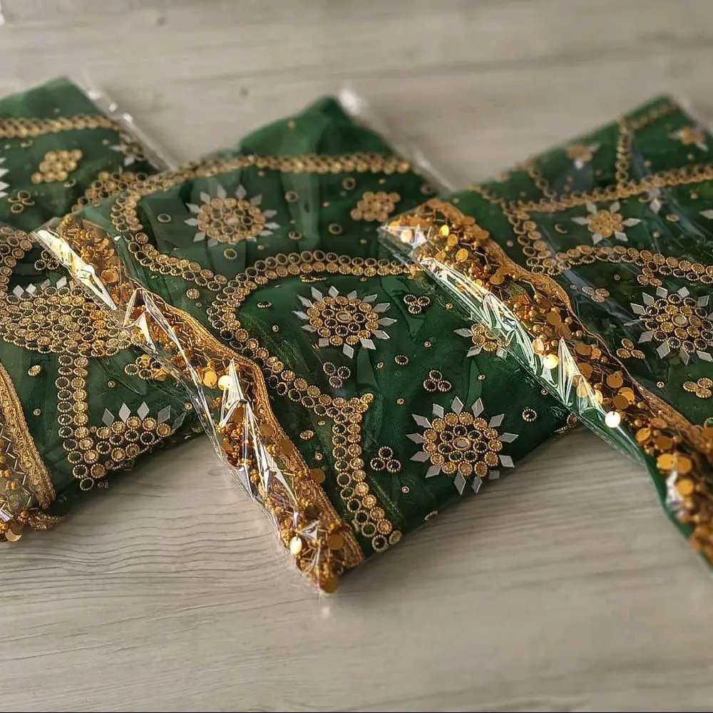 Green Nikah shawl