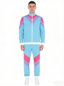 Mens Hippie Disco Costume Set for Role Play Sports Square Dance Casual Wear Fitness Outfit