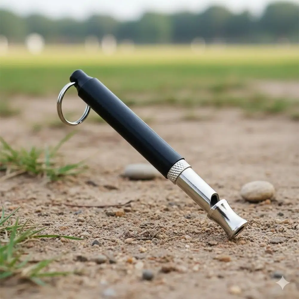 Adjustable Frequency Dog Training Whistle for Small & Medium Dogs, Portable Keychain Design for Obedience & Recall Command, Durable Lightweight Tool for Outdoor Training and Behavior Correction