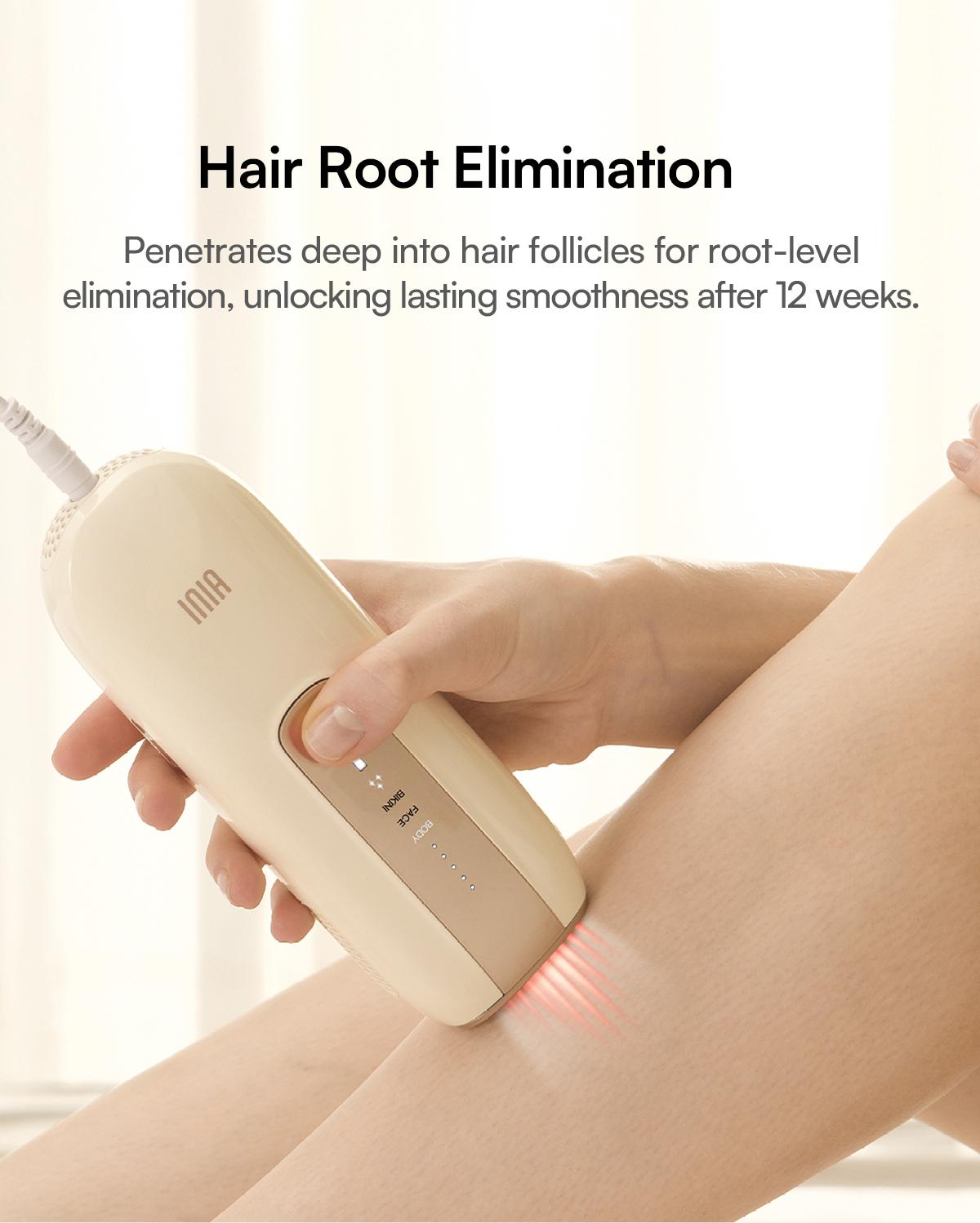 INIA FOND IPL At-Home Laser Hair Removal Device, Hair Root Elimination, 16.5J Energy, Unlimited Flashes, FDA Cleared, 2-Year Warranty, for Women and Men, Best Valentine's Day Gift for Her INIA FOND IPL At-Home Laser Hair Removal Device, Hair Root Elimination, 16.5J Energy, Unlimited Flashes, FDA Cleared, 2-Year Warranty, for Women and Men, Best Valentine's Day Gift for Her