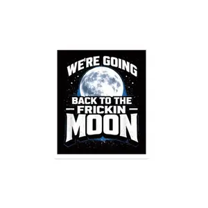 8 Styles Different NASA Artemis II Mission Patch Stickers, Back to the Moon 2026 Stickers Gifts