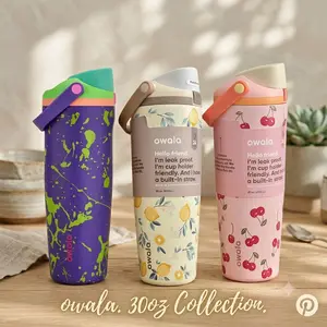 Owala FreeSip Sway Insulated Stainless Steel Water Bottle Gift 30oz Special, Owala Limited Special UO Exclusive Gift Bottle
