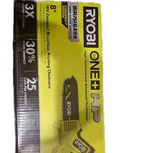 Ryobi 18V  One Plus Brushless 8 inch Battery Compact Mini ChainSaw (tool Only)