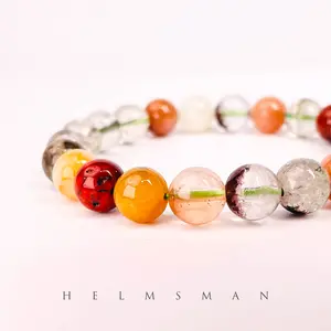 [Direct Buy] 1 Count garden quartz with fire quartz bracelet