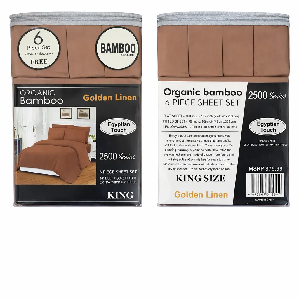 BAMBOO 6PC SHEET SET BAMBOO 6PC SHEET SET