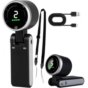 Portable Handheld Fan, 3600mAh 2AUSB Rechargeable Mini Pocket Fan, USB Cooling Fan 5-speed Speed Fan for Travel, Outdoor, Home, Office, Adjustable Cooling Fan