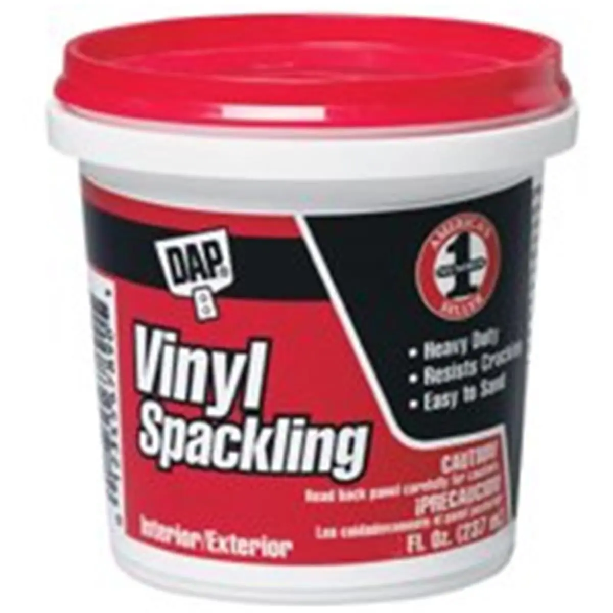 Dap 12130 Ready-Mix Vinyl Spackling, Interior & Exterior Use for Vinyl Flooring Repair, Home Improvement Building Supply, Ready-Mix Vinyl Flooring