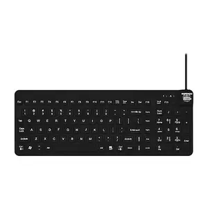 212 MAIN RCLP-B5 C3 Full-Size Magnetic Keyboard, Black, Low Profile, Quiet Typing, Sealed Body, Smart Cable
