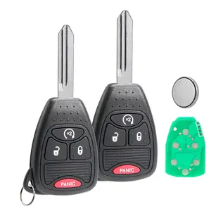 2 Keyless Entry Remote Control Key Fob For 2012 2013 204 2015 2016 2017 2018 Jeep Wrangler Patriot Compass ID46 Chip 315 MHz 4 Button OHT692713AA OHT692427AA