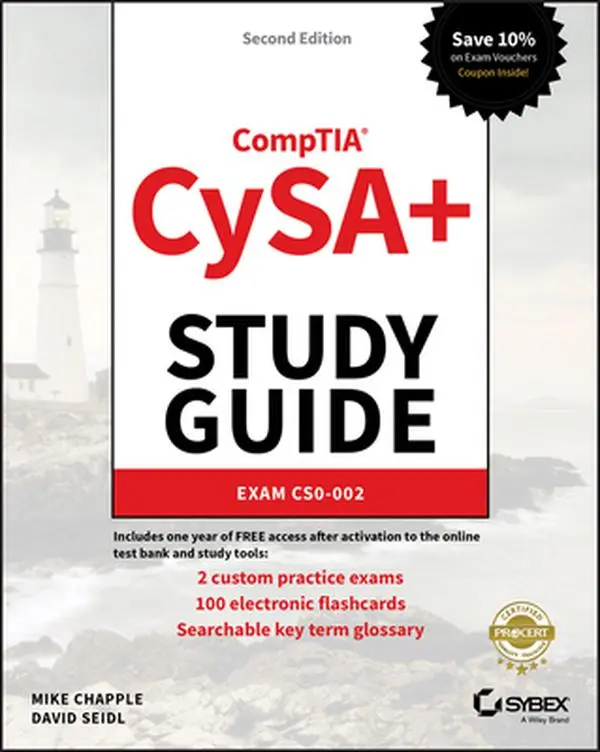 USED Book - Comptia Cysa+ Study Guide: Exam Cs0-002 by Chapple, Mike (Paperback) - english