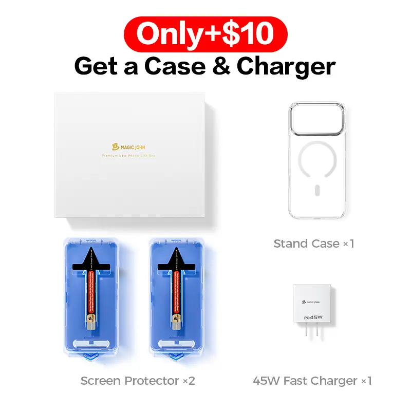 8K-HD Bundle (+$10) – Case & Charger