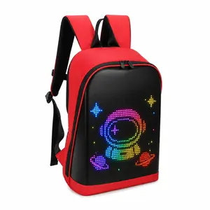8839-2 LED Backpack Red