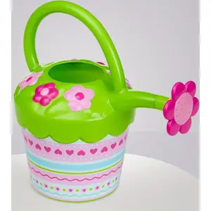 Sunny Patch Pretty Petals Flower Watering Can - Gardening Pretend Play Toy for Toddlers, Encourages Role Play & Outdoor Fun. Perfect for Sandbox, Water Table, Imaginative Play