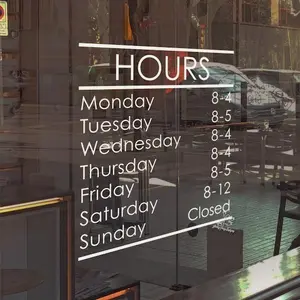 Glass door signage for your business