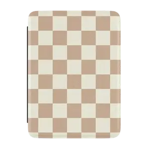 Casely Kindle Case | Fit Check | Neutral Checkerboard