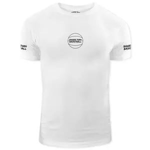 Performance Compression T-Shirt - White, Short Sleeve, Comfortable Fit, Versatile Style | Breathable Athletic Compression Tee for Basketball, Gym, Training & Running Court Lightweight