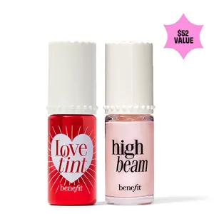 Benefit Cosmetics Lovetint & High Beam Candy Cane Cheeks Value Set
