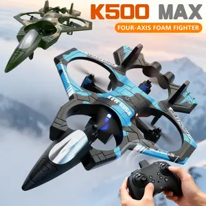 Remote-controlled aircraft, suitable for beginners and adults, axis gyroscope automatically balances, easy to fly. Children's remote control aircraft drone, one-button take-off/landing, stable hovering aircraft, with LED lights.