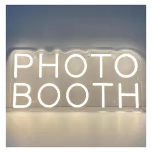 "Photo Booth"Neon Sign, Photo Studio Business Sign 40x19cm