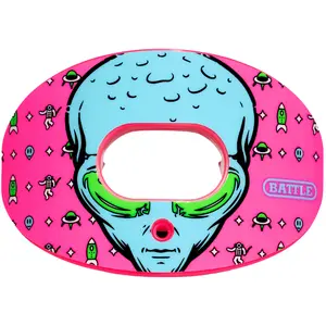 Battle Sports Alien Oxygen Lip Protector Mouthguard - Pink/Blue