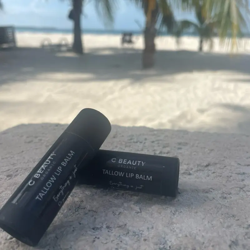 C Beauty Tallow Lip Balm - Comfortable Lip Balm for Skincare - Ideal for Everyday Use