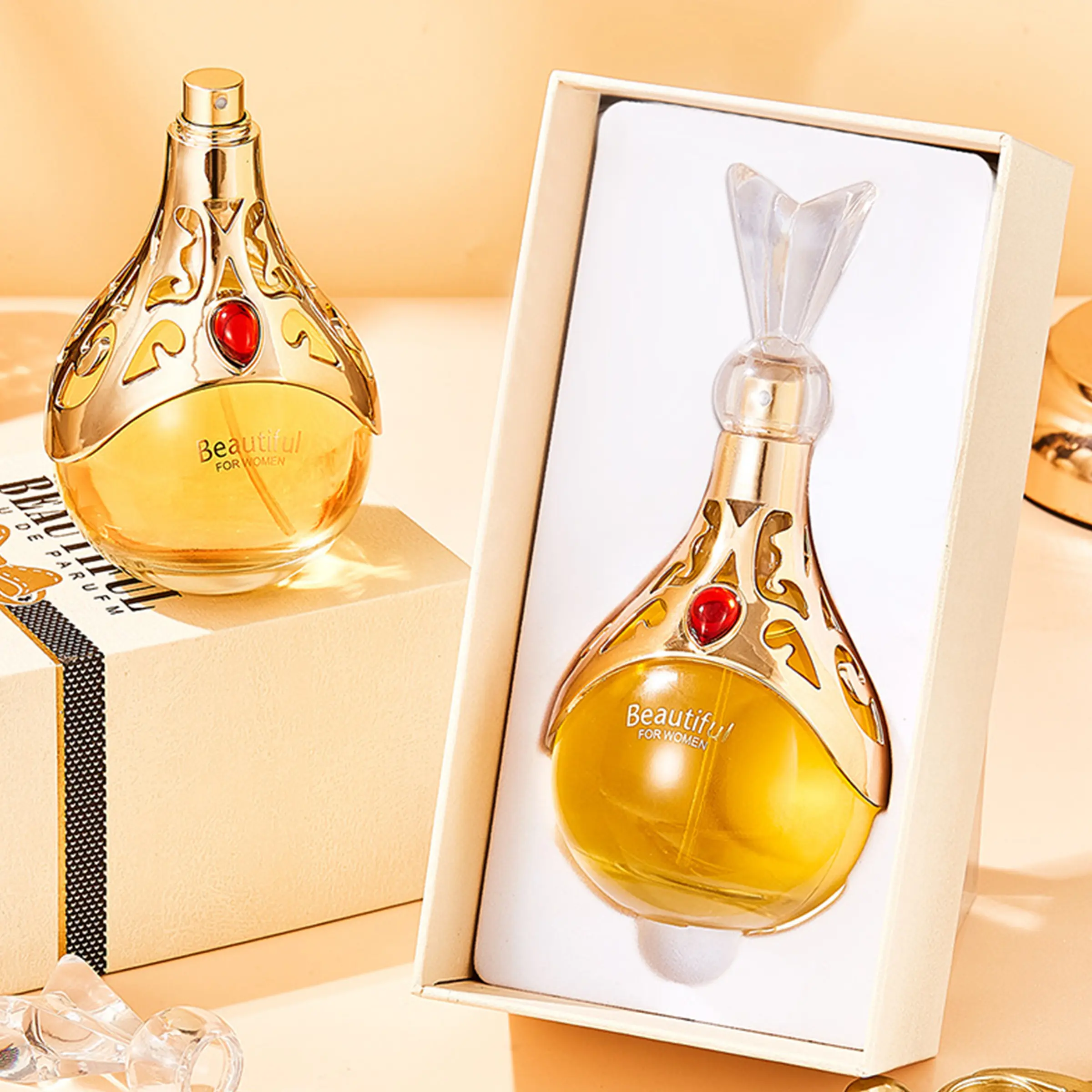 100ML Sellion Floral Scents Perfume, Fashion Vintage High-End Gift Box, Floral Woody Scent, Long-Lasting Fragrance, Luxurious Fragrance, Perfect for Any Occasion