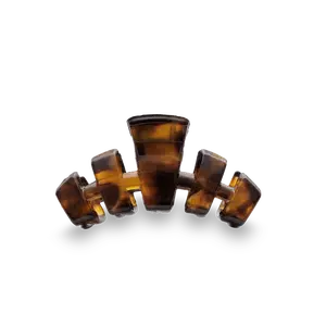 Classic Tortoise Tiny Hair Clip claw grip