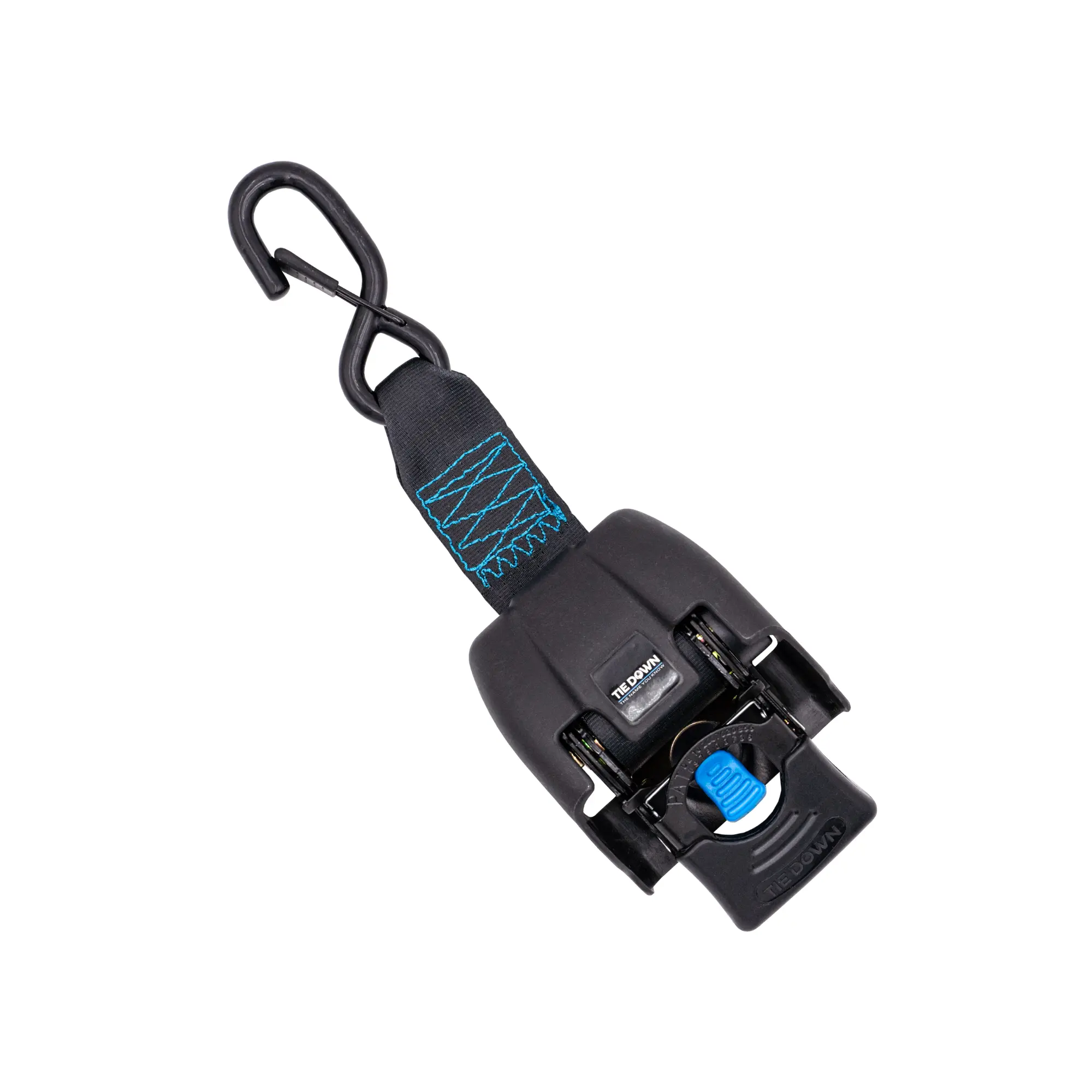Tie Down 2 in. x 43 in. Black Retractable Boat Transom Strap, 2-Pack - 1,000 lbs. Breaking Load Limit