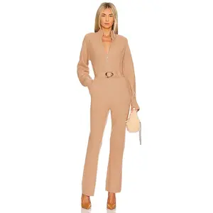 JONATHAN SIMKHAI Mallorie Jumpsuit in Nutmeg