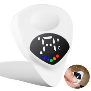 Two-In-One Guitar Tuner with LED Screen, Digital Guitar Pick Tuner, Supports 12-Et Tune Mode, Precision String Instrument Tuner