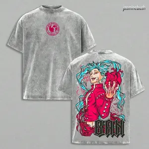 Ban Shirt 2 Sided Seven Deadly Sins, Nanatsu no Taizai Tee, Escanor Anime Shirt, Who Decided That Shirt, Anime Graphic Tee