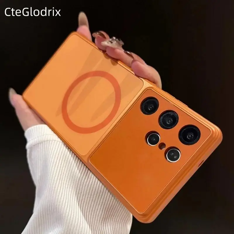 CteGlodrix Luxury Ultra-Thin Ag Nano Matte Magnetic Protective Phone Case Casing Cover, Compatible with Samsung Galaxy S26/s26+/s26 Ultra, Shockproof and Scratch-Resistant, Accessories