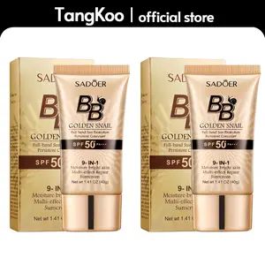 【Buy 1 Get 1 Free】High-coverage waterproof snail BB cream - matte finish, long-lasting moisturizing and oil control, creates a natural makeup look, refreshing and non-greasy, perfect for makeup beginners, a great gift for Mother's Day & Valentine's Day.