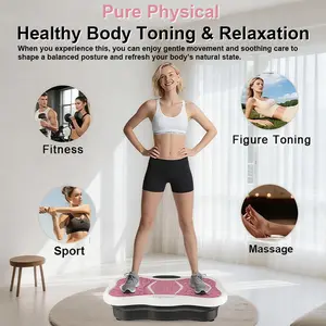 Horse High-Power Vibration Plate Exercise Machine Oscillating plate 300 lbs Weight Capacity Bluetooth Remote Control 3-in-1 Indoor Home Gym Fitness Equipment with 2 Resistance Bands & Walking Pad