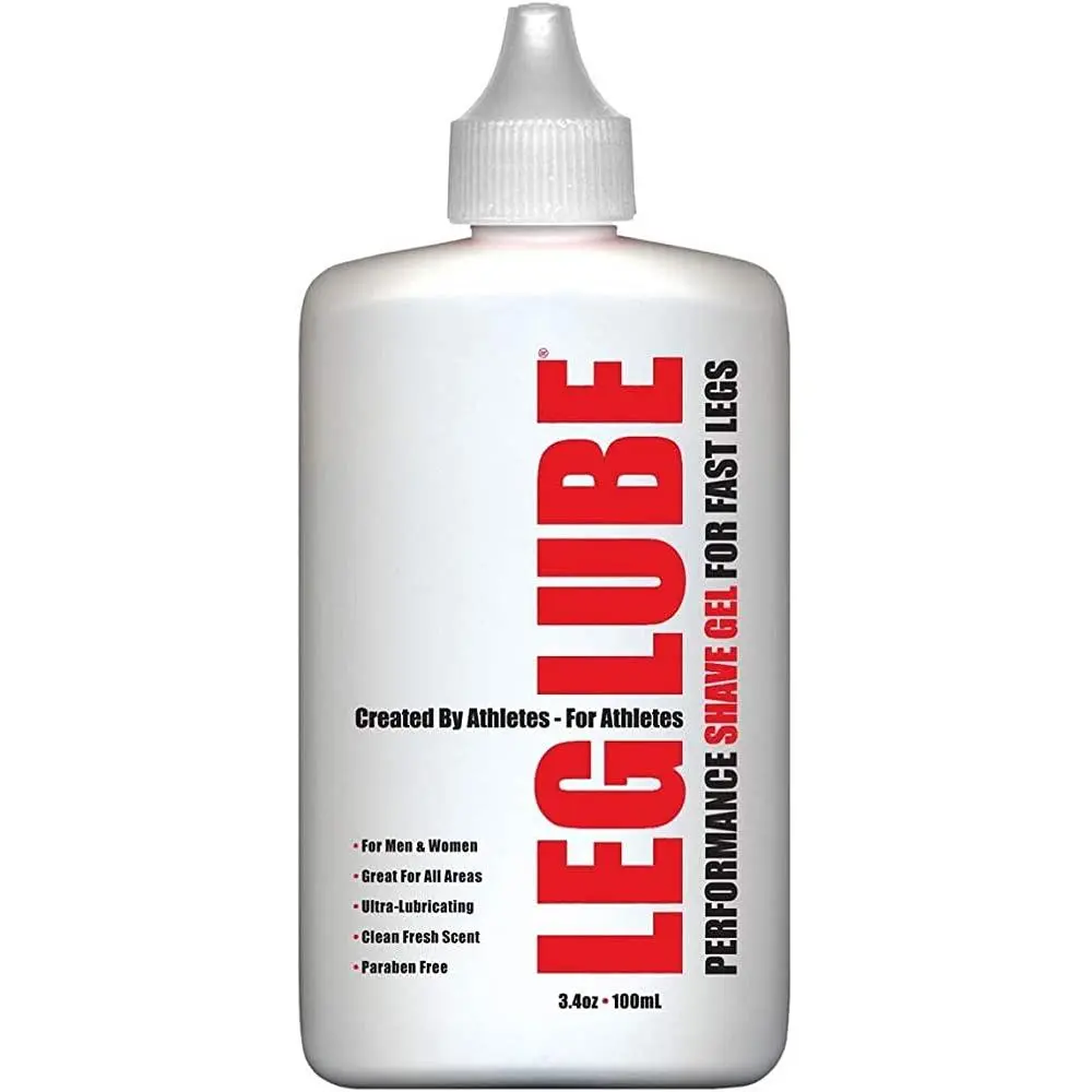 LEG LUBE Sport Shave Gel Bike Swim Triathlon Performance Smooth Legs Head Bikini