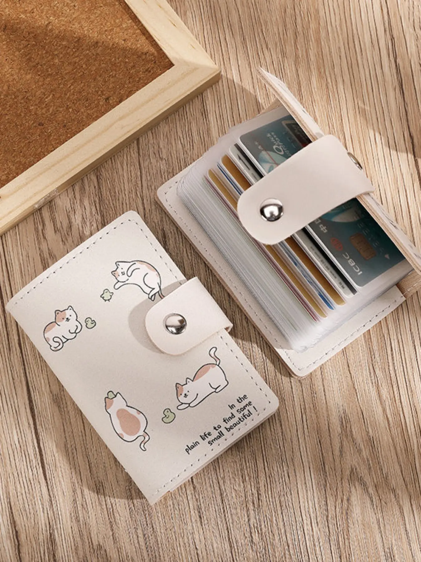 Large-Capacity Exquisite Cardholder, Card Carrying Holder, Credit Card Holder Wallet for Women, Multi-Card Slots Driver License & ID Bank Card Organizer, Cute Design Coin Purse, Durable Fashion Wallet, Credit Cards Holder