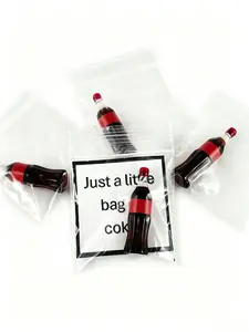 5/10pcs humorous and witty prank novelty funny Birthday gift—A Little Bag of Coke, can be used for Christmas stocking fillers, bachelor party gifts, holiday gifts, fake drug gifts, secret Santa gifts, prank gifts for boyfriends, Gag Gift
