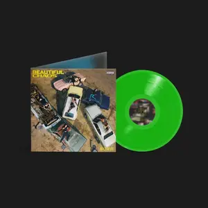 Katseye - Beautiful Chaos  [VINYL RECORD - LP] Explicit, Colored Vinyl, Extended Play, Green