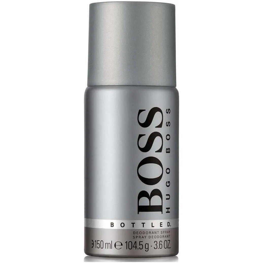 HUGO BOSS Boss No. 6 Deodorant Spray for Male, 3.6 oz Luxury Body Care, Scented with Lavender Blend, Bergamot & Pineapple, Deodorant Gift, Geranium, Aroma Notes Of Bergamot, Odor Removal Expert, Anti-Perspiration, Body Odor Control Deodorants