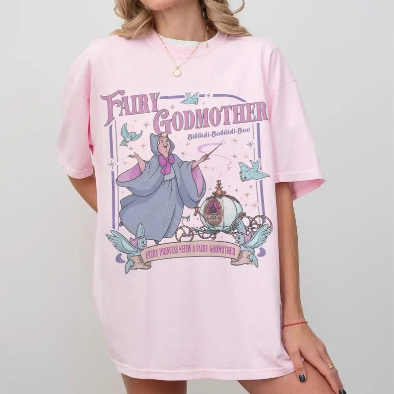 Fairy Godmother Shirt, Godmother Proposal Gift, Princess Magic Tee, Mother's Day Gift for Godmother, Cute Fairy Shirt for Adults & Kids