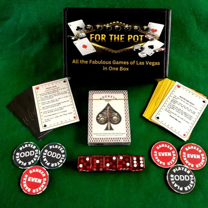 For The Pot – Tabletop Board & Card Game (Ages 13+)