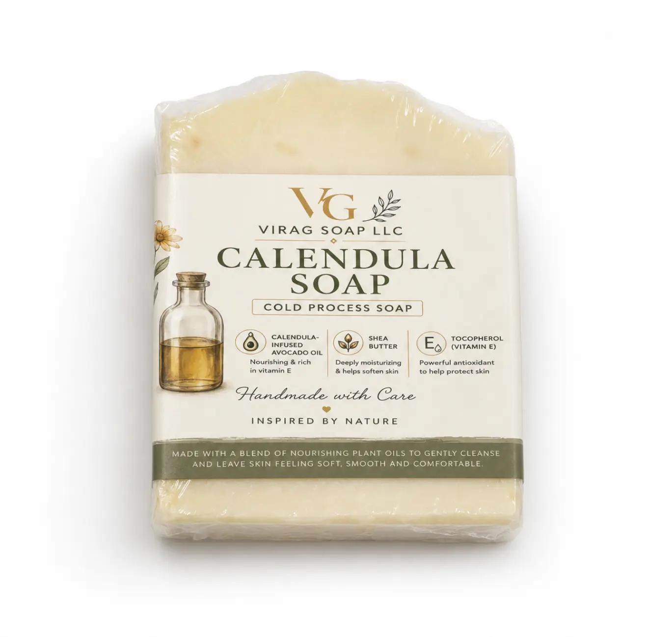 CALENDULA COLD PROCESS SOAP