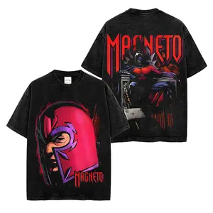 Magneto Premium Acid Washed Shirt, Erik Lehnsherr Washed Shirt, Master of Magnetism Shirt, Character Comics Fans Shirt, Superhero T-Shirt, Comic Book Fans T-Shirt, Superhero Graphic Tee